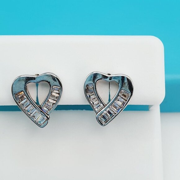 925 Sterling Silver CZ Beautiful Earrings for Women, 1USPAR4210 - Picture 8 of 11